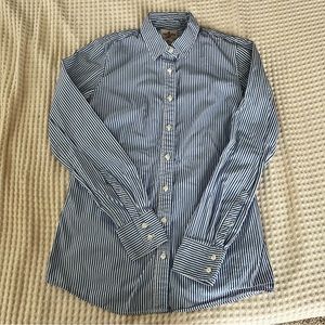 Classic J. Crew Striped Button Down